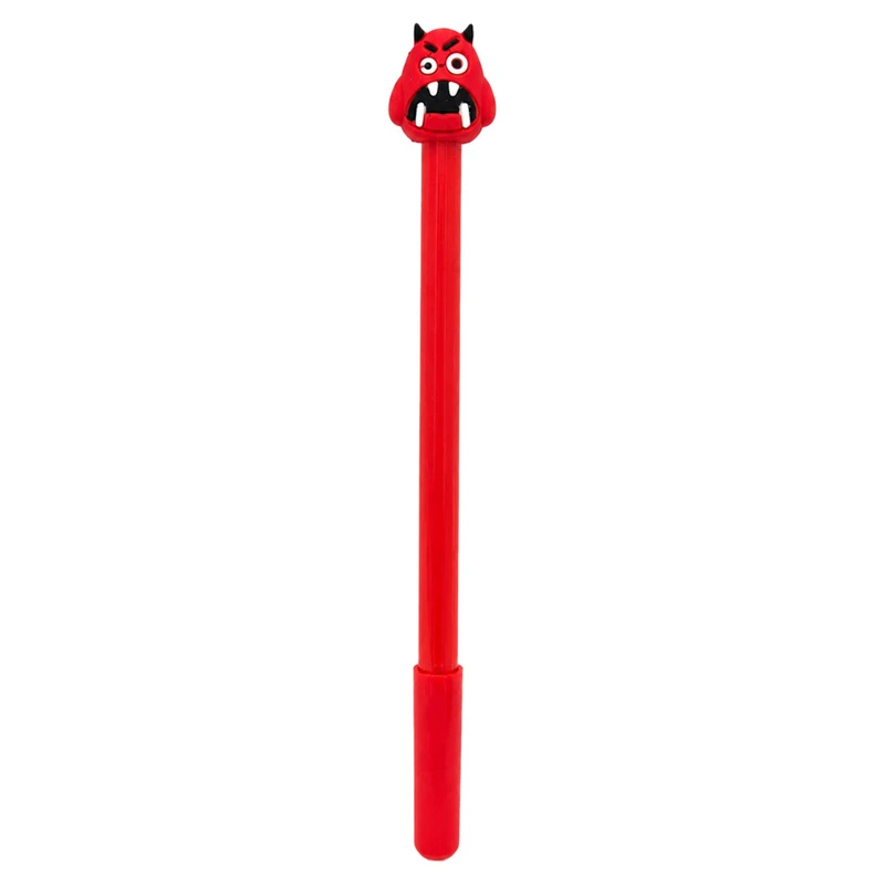 Дитяча гелева ручка "Horror" A082(Red) синій, 16,5 см — Bambi