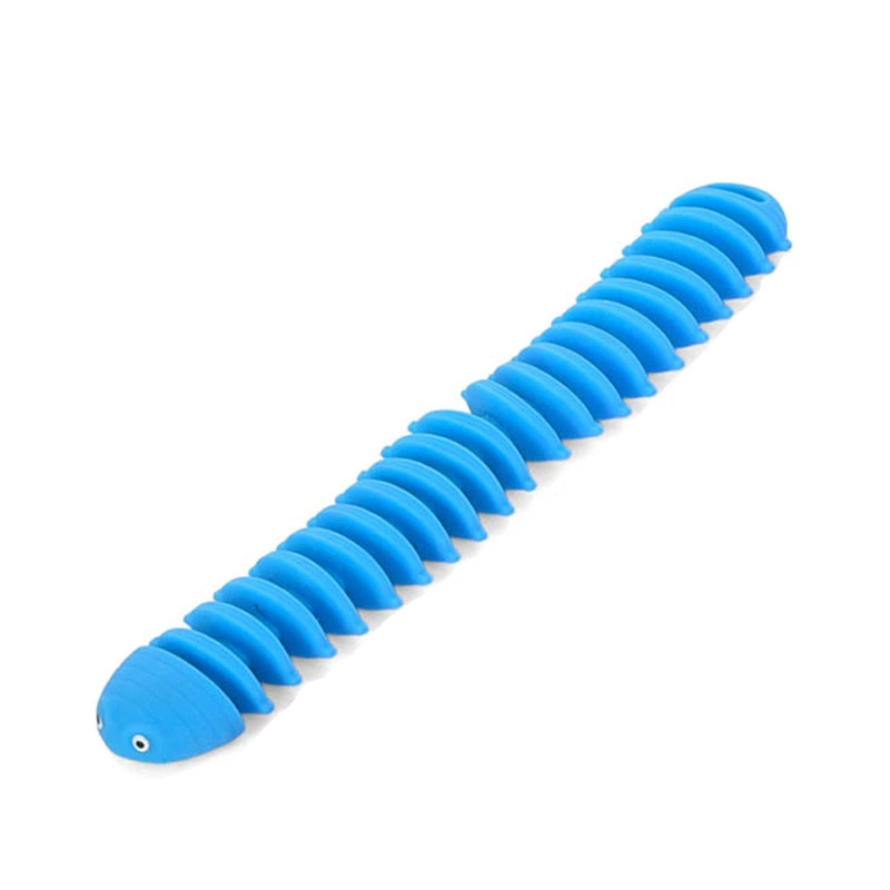 Дитяча іграшка-антистрес "Гусениця" MS 3657(Blue) 21 см