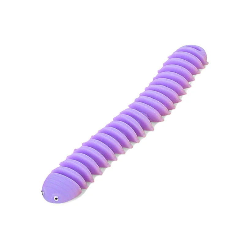 Дитяча іграшка-антистрес "Гусениця" MS 3657(Violet) 21 см