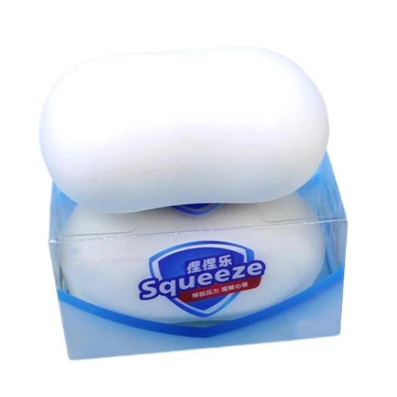 Дитяча іграшка-антистрес "Мило SQUEEZE" SQSOUP, розмір 8,5 см — Bambi