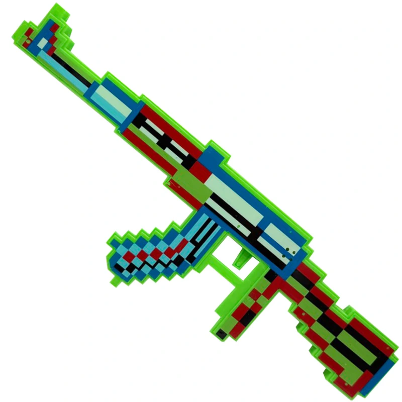 Дитяча іграшка Автомат "Minecraft" MСR-A(Green) світлові та звукові ефекти — Bambi