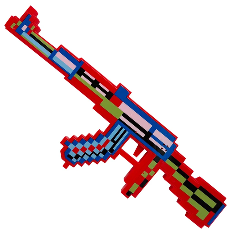 Дитяча іграшка Автомат "Minecraft" MСR-A(Red) світлові та звукові ефекти — Bambi