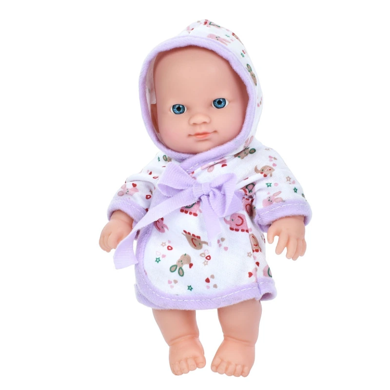 Дитяча іграшка Пупс у халаті A201-U(Violet) 21 см — Bambi