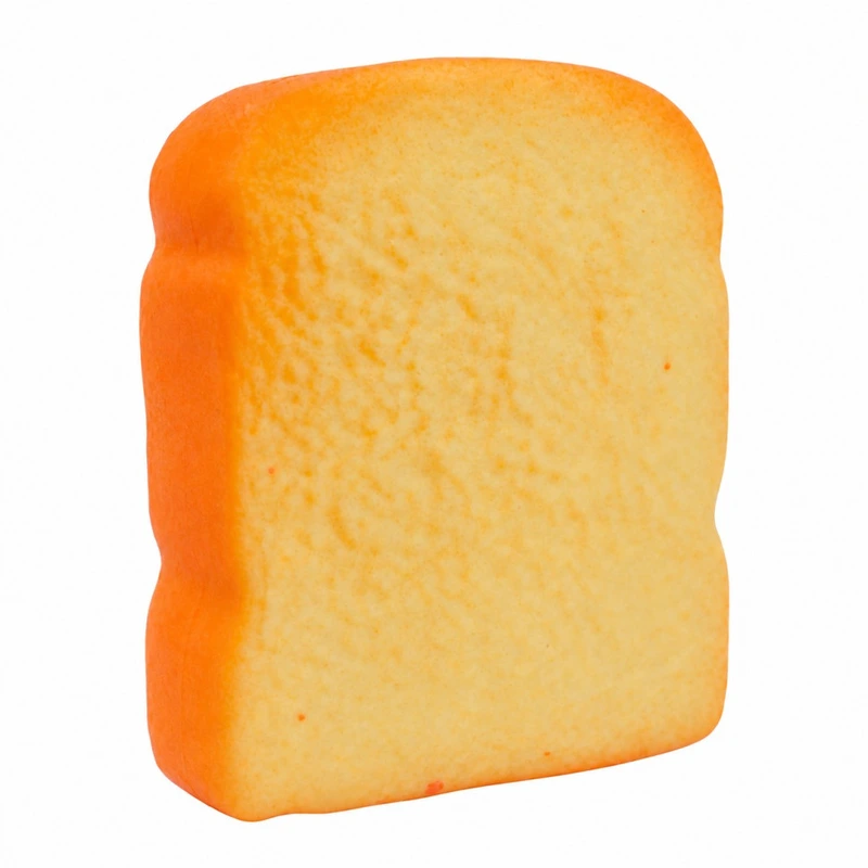 Дитяча іграшка сквіш-антистрес "Хліб тост" SQ-BREAD розмір 6,5 х1, 5х8, 5 см