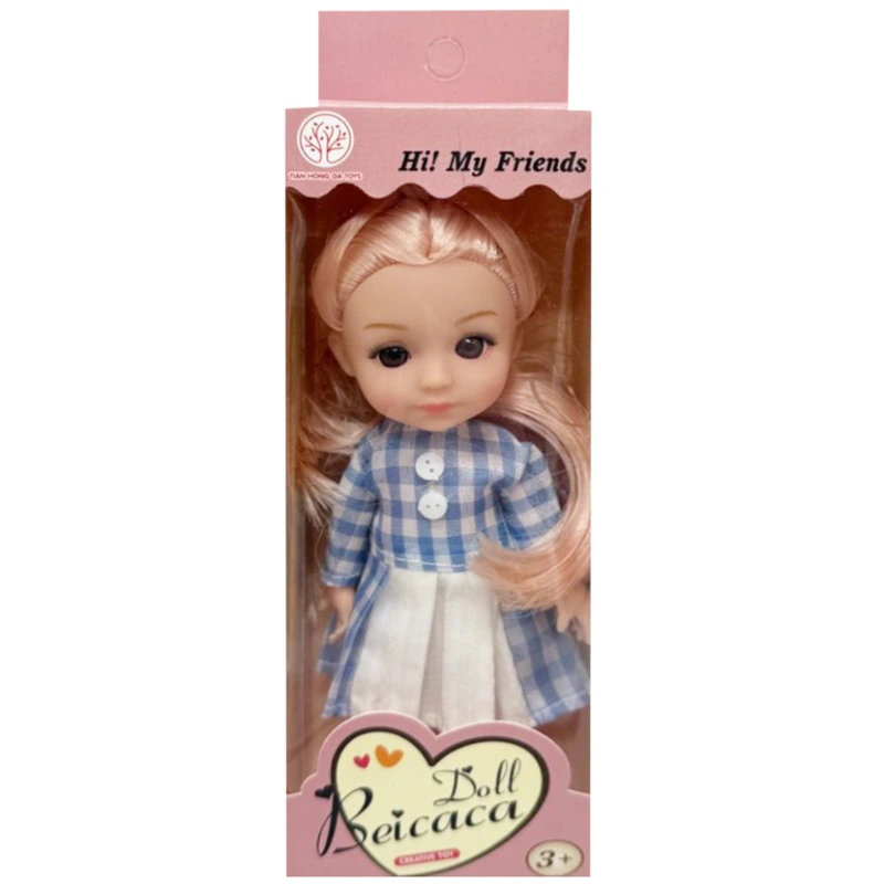 Дитяча іграшкова лялька "Doll lovely" 6788-3/4-1 розмір 15 см — Bambi