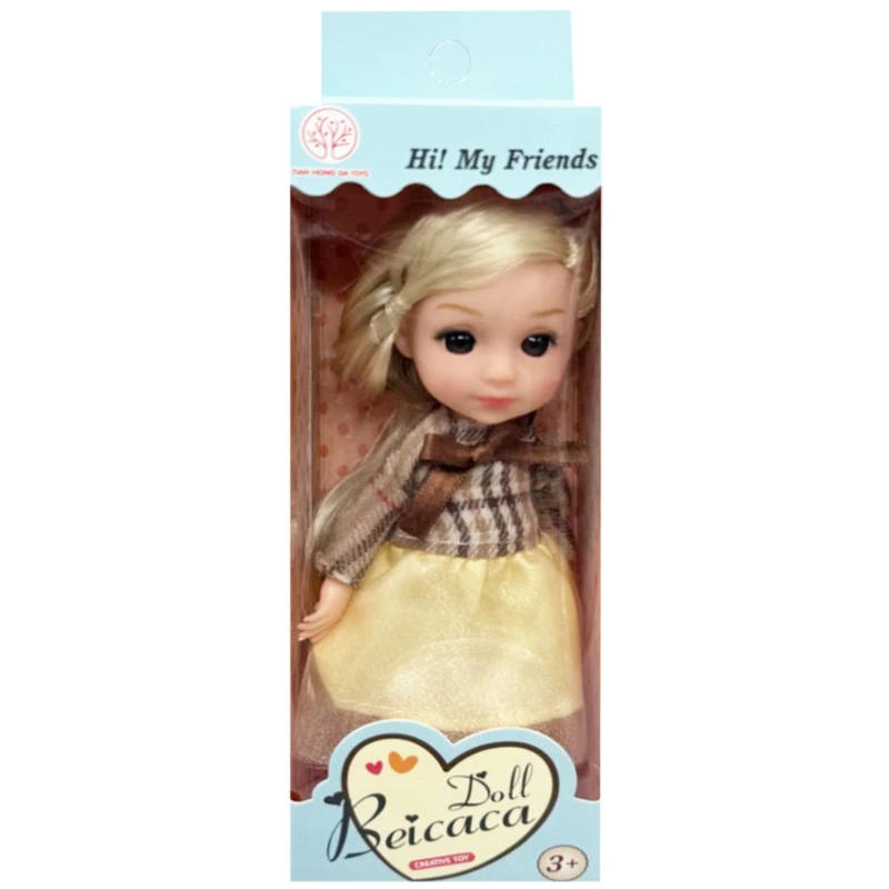 Дитяча іграшкова лялька "Doll lovely" 6788-3/4-3 розмір 15 см — Bambi