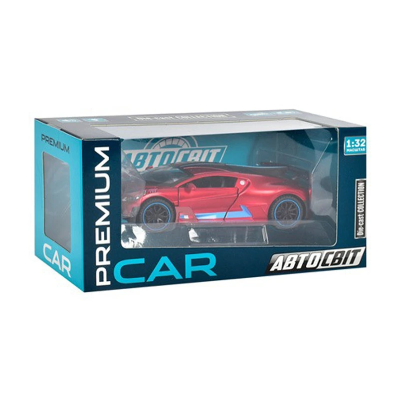 Дитяча іграшкова машинка "Bugatti" Bambi AP-1748(Red) масштаб 1:32
