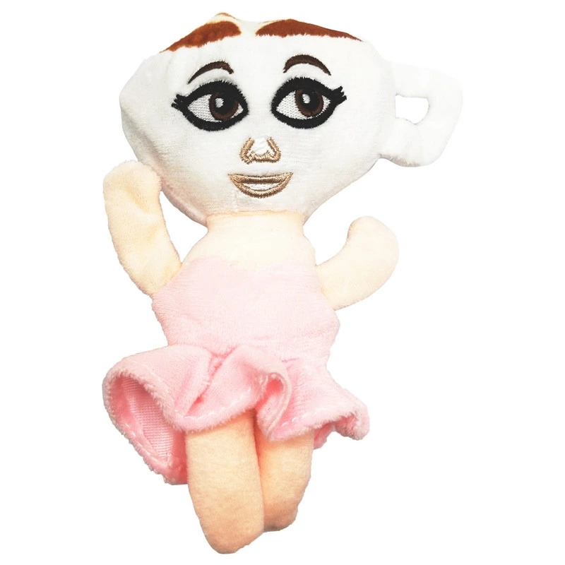 Дитяча м'яка іграшка-браслет "Балерина Капучино" IBR-H-5 музична — Bambi