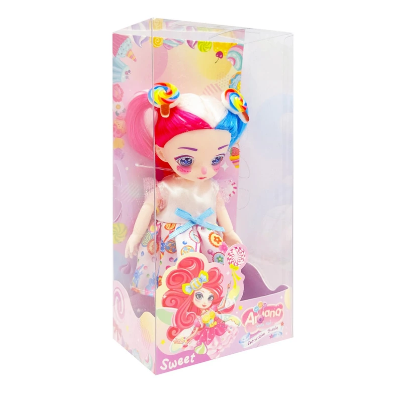 Дитяча шарнірна лялька DH2367-2 миле вбрання, розмір 16 см — Bambi