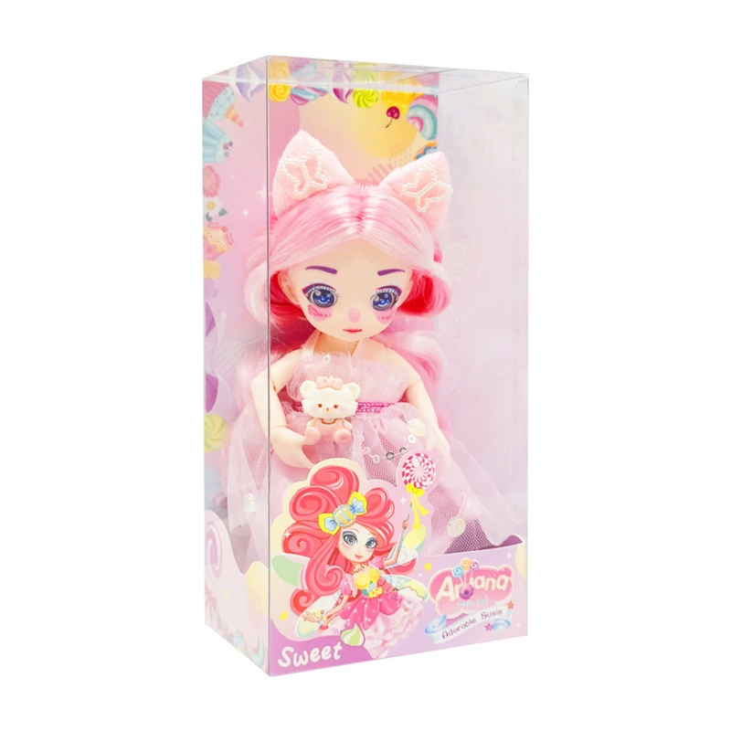 Дитяча шарнірна лялька DH2367-6 миле вбрання, розмір 16 см — Bambi