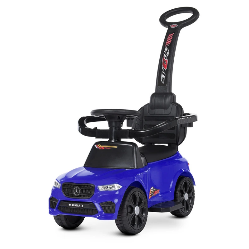 Дитячий електромобіль Bambi M 4855LR-4 синій 2 в 1 — Bambi