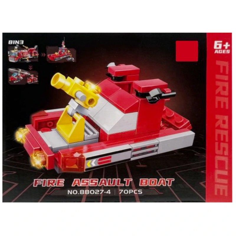 Дитячий конструктор "Fire Rescue" 88027-4, 70 деталей — Bambi