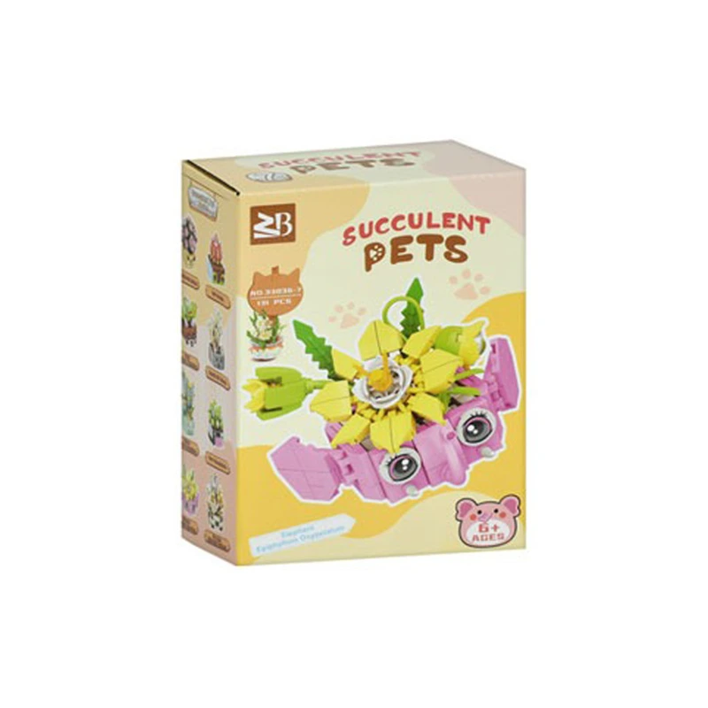 Дитячий конструктор "Квіти у вазі" 33036-7, 131 деталь