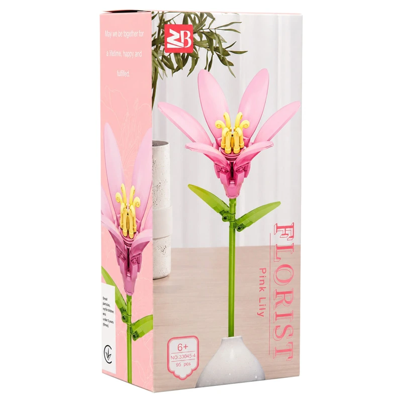 Дитячий конструктор Pink Lily 33045-4 серії "Florist", 95 деталей