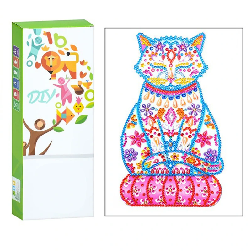 Дитячий набір для творчості Алмазна мозаїка "Кішка" ST004