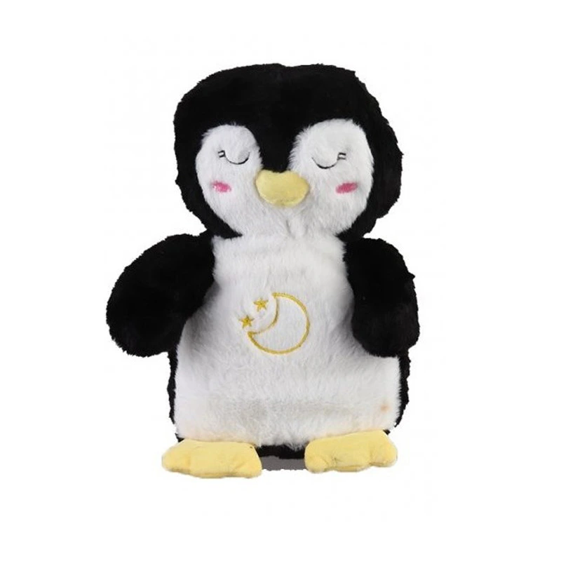 М'яка іграшка-нічник Дихаючий пінгвін DPN18 зі звуковими ефектами