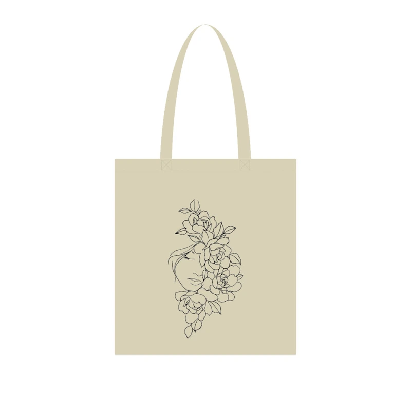 Екосумка для покупок "Півонії" Сумка-шоппер 190CCT-2, 38 x 42 см (190г/м2) — Bambi