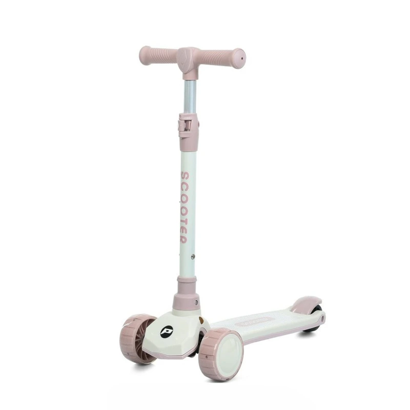 Самокат дитячий триколісний JR3-124-P, колеса зі світлом — Bambi