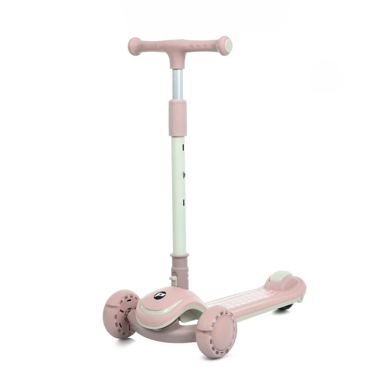 Самокат дитячий триколісний JR3-128-P, колеса зі світлом — Bambi