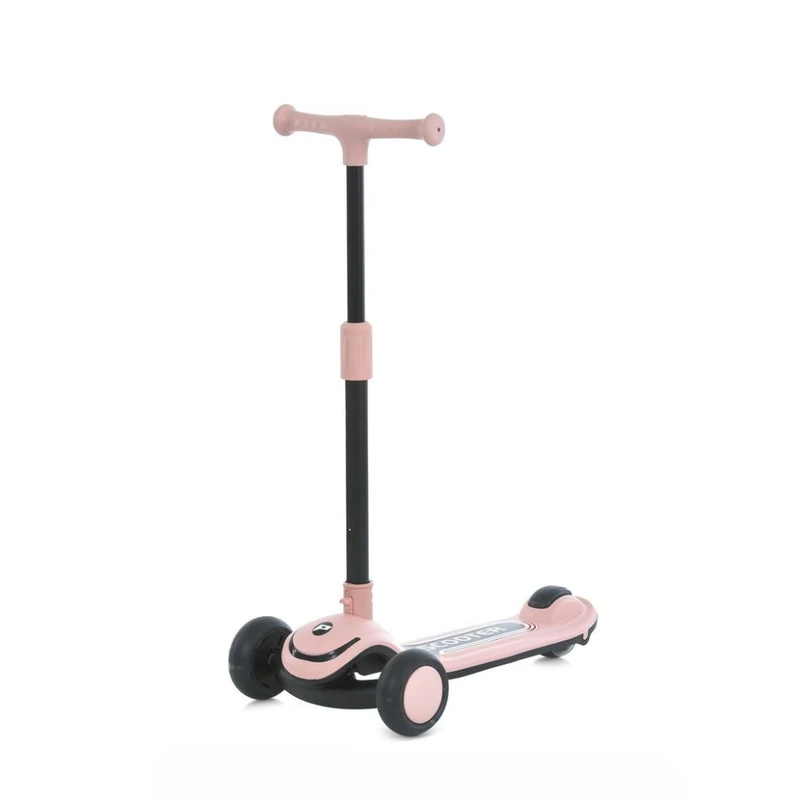 Самокат дитячий триколісний JR3-130-P, колеса зі світлом — Bambi