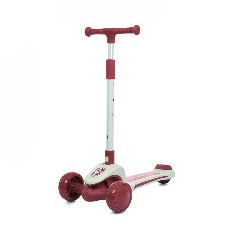 Самокат дитячий триколісний JR3-131-R, колеса зі світлом — Bambi