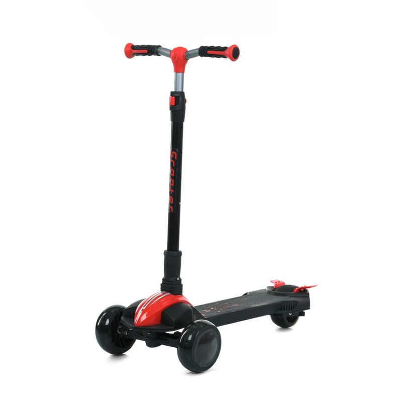 Самокат дитячий триколісний JR3-132-R, колеса зі світлом — Bambi