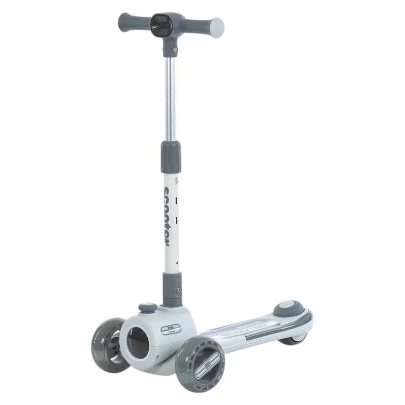 Самокат дитячий триколісний JR3-135-GR, колеса зі світлом — Bambi