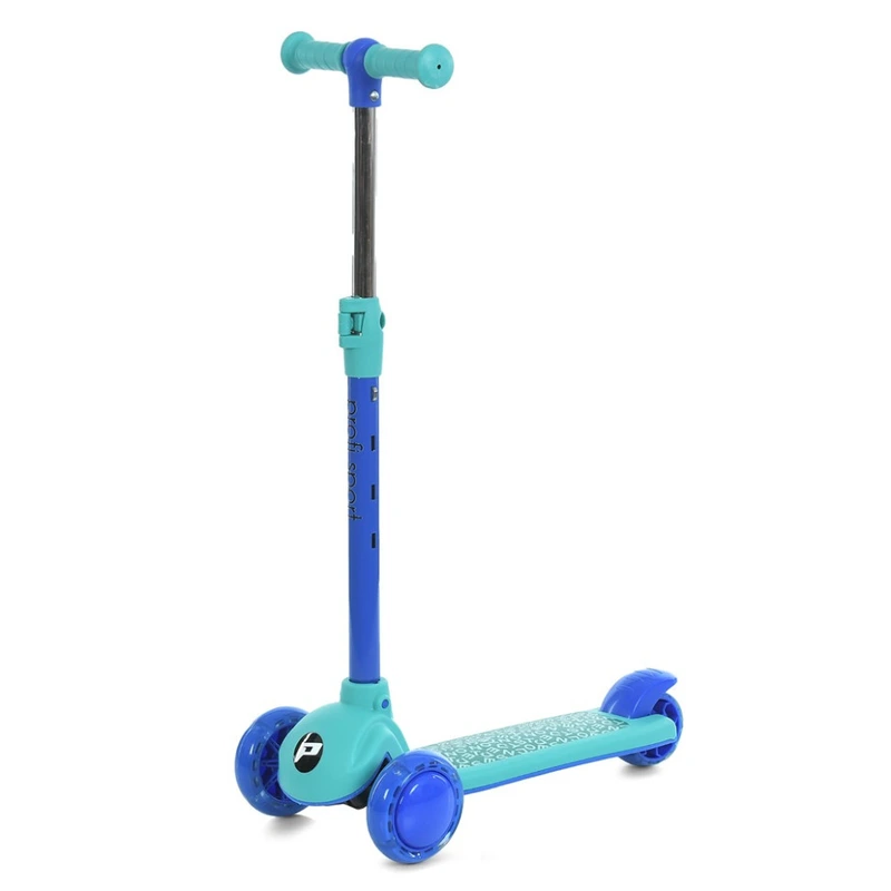 Самокат дитячий триколісний JR3-139-BL, колеса зі світлом — Bambi