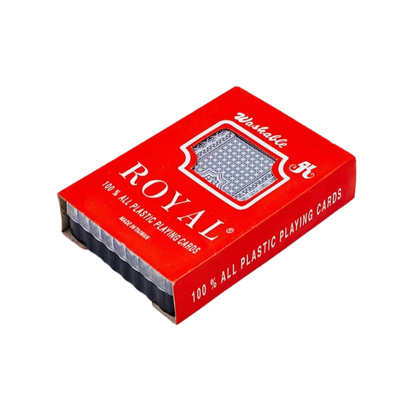 Карти гральні пластикові "OKROYAL" 95306, 54 карти Чорний — Bambi