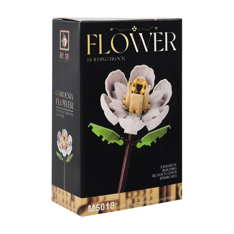 Конструктор дитячий Flower M5026-18 елементи для створення стебла та пелюсток