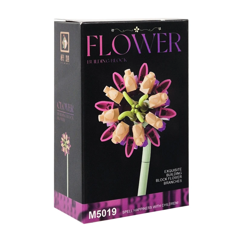 Конструктор дитячий Flower M5026-19 елементи для створення стебла та пелюсток