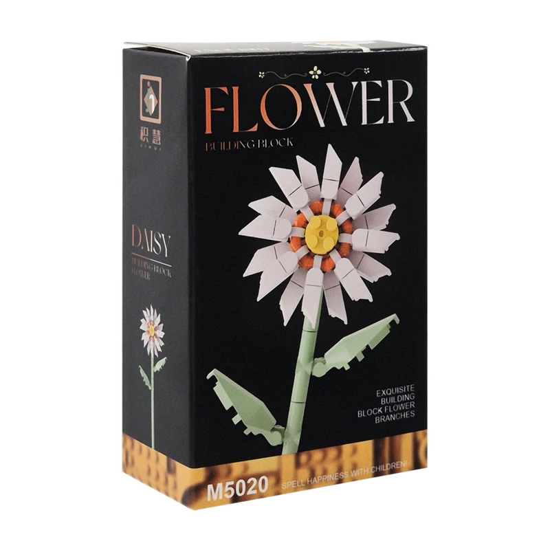 Конструктор дитячий Flower M5026-20 елементи для створення стебла та пелюсток