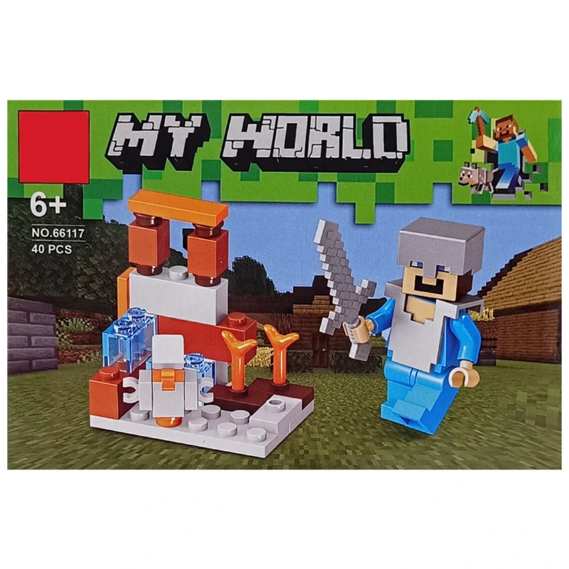 Конструктор дитячий "Minecraft" 66117-1, 39 деталей — Bambi