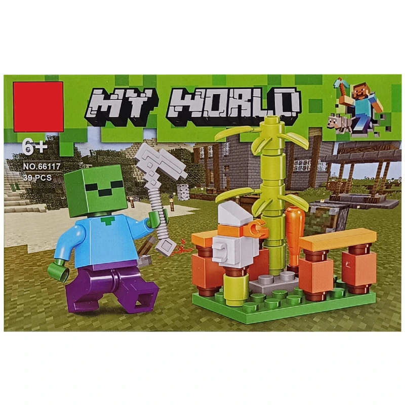 Конструктор дитячий "Minecraft" 66117-3, 39 деталей — Bambi
