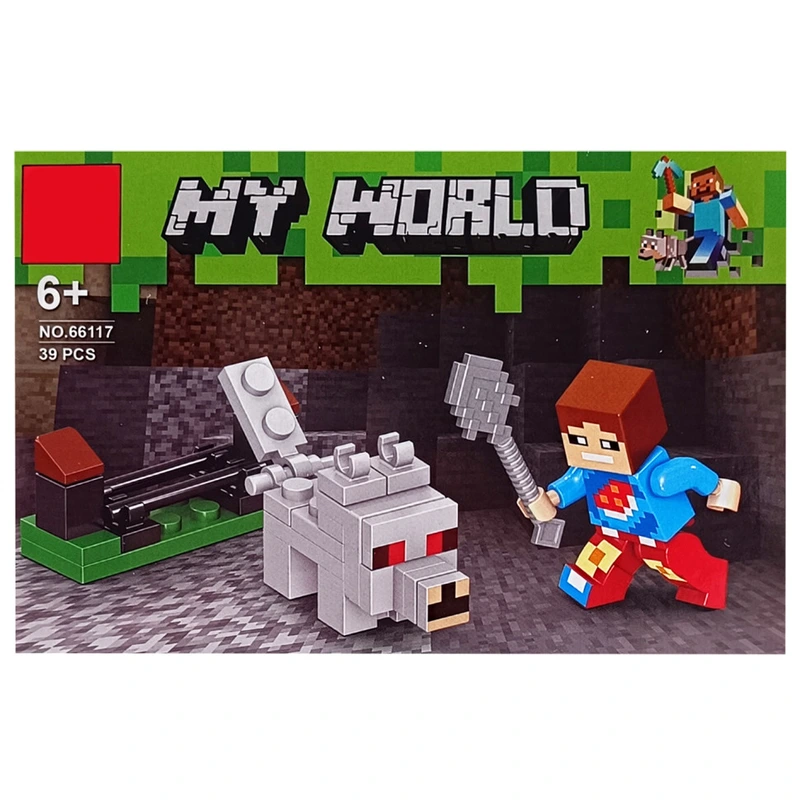 Конструктор дитячий "Minecraft" 66117-4, 38 деталей — Bambi