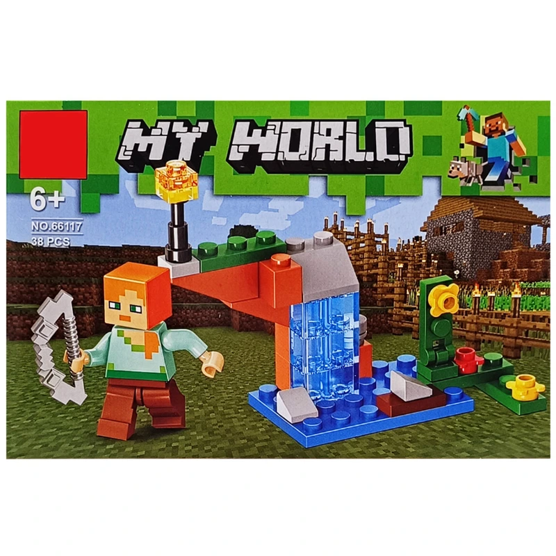 Конструктор дитячий "Minecraft" 66117-5, 39 деталей — Bambi