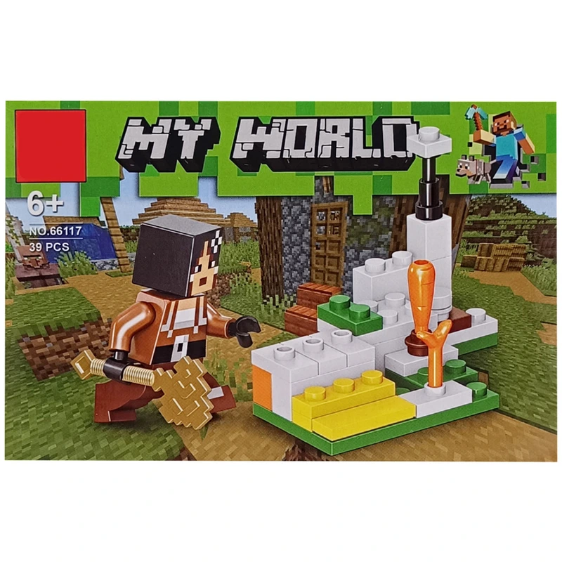 Конструктор дитячий "Minecraft" 66117-7, 38 деталей — Bambi