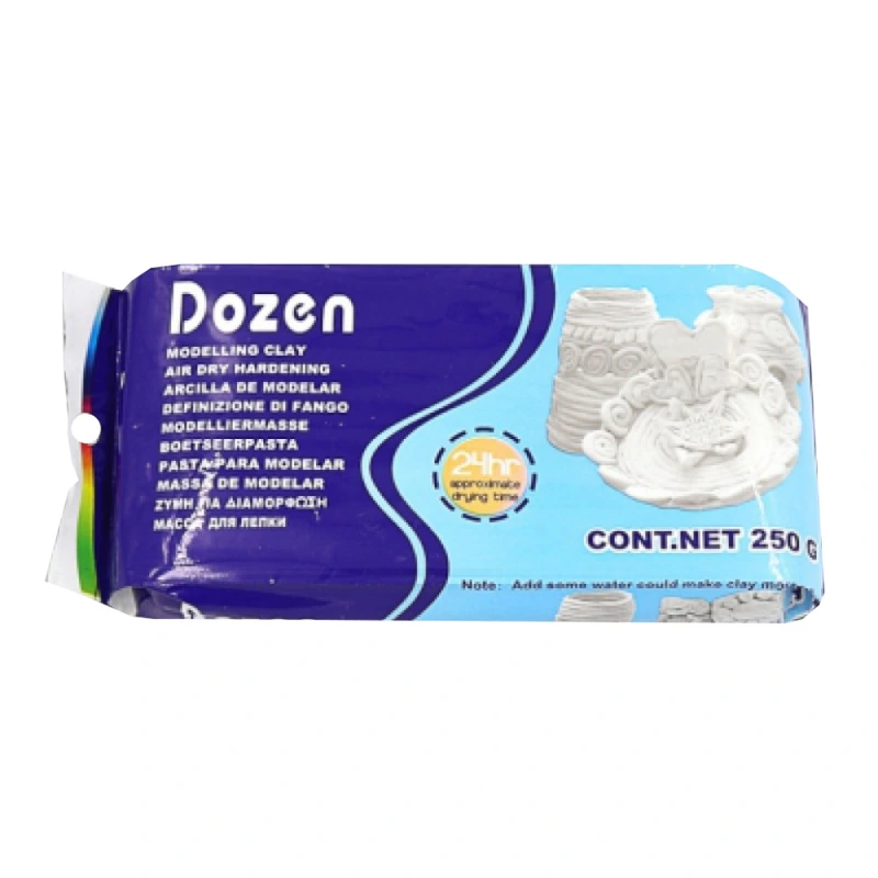 Маса для ліплення "Dozen" DSCN0664 біла 250 грам — Bambi