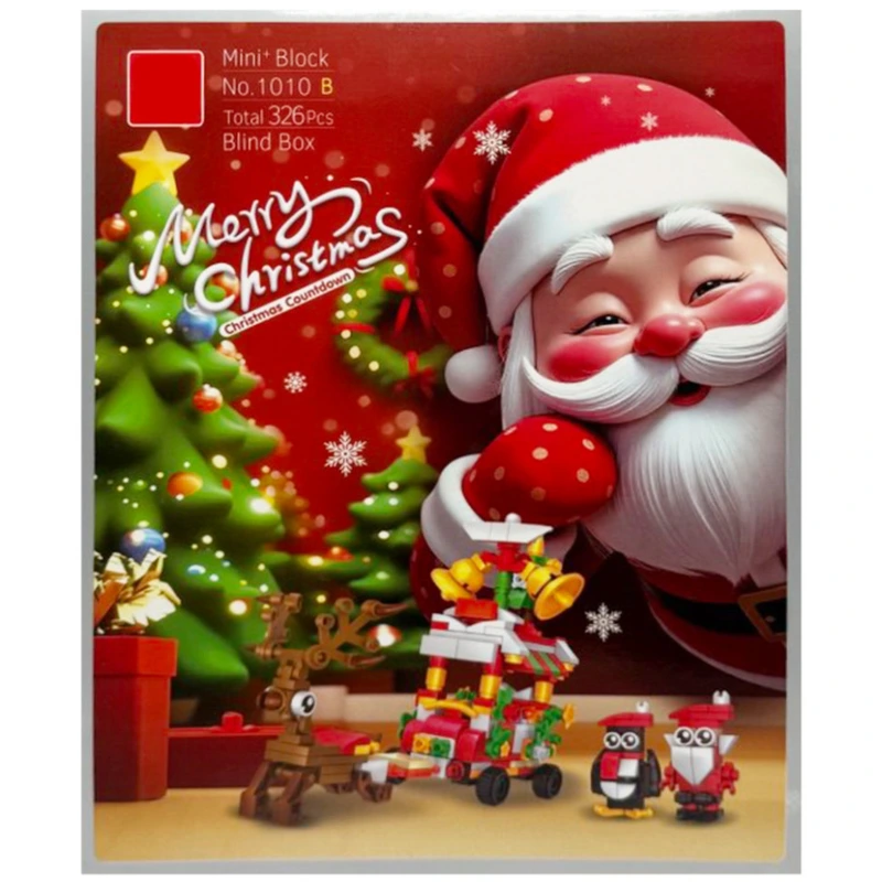 Дитячий констуктор адвент-календар "Merry Christmas" 1010B — Bambi