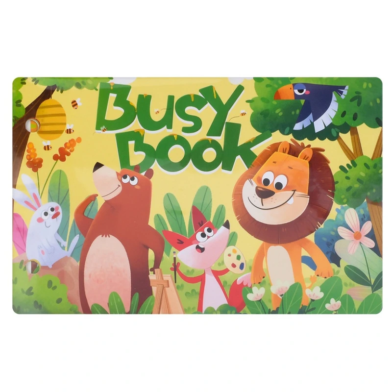 М'яка розвиваюча іграшка-книжечка "Busybook" 557-581-583-1 — Bambi