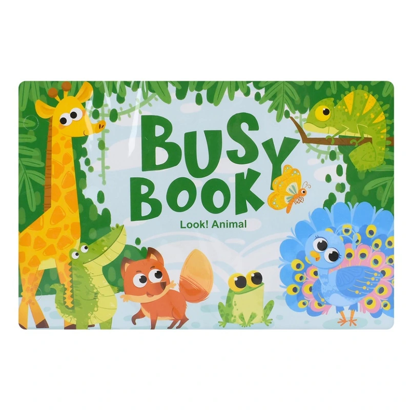 М'яка розвиваюча іграшка-книжечка "Busybook" 557-581-583-2 — Bambi