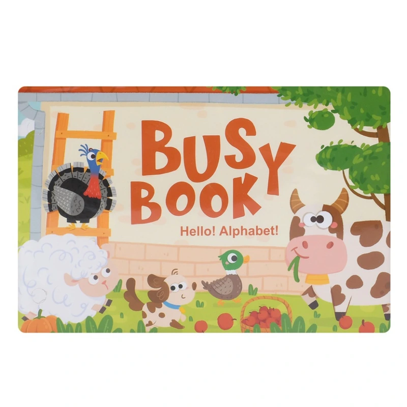 М'яка розвиваюча іграшка-книжечка "Busybook" 557-581-583-3 — Bambi