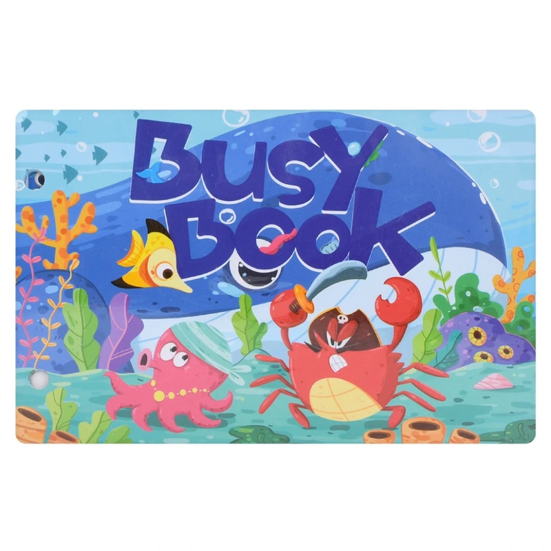 М'яка розвиваюча іграшка-книжечка "Busybook" YB-501-502-503-4 — Bambi