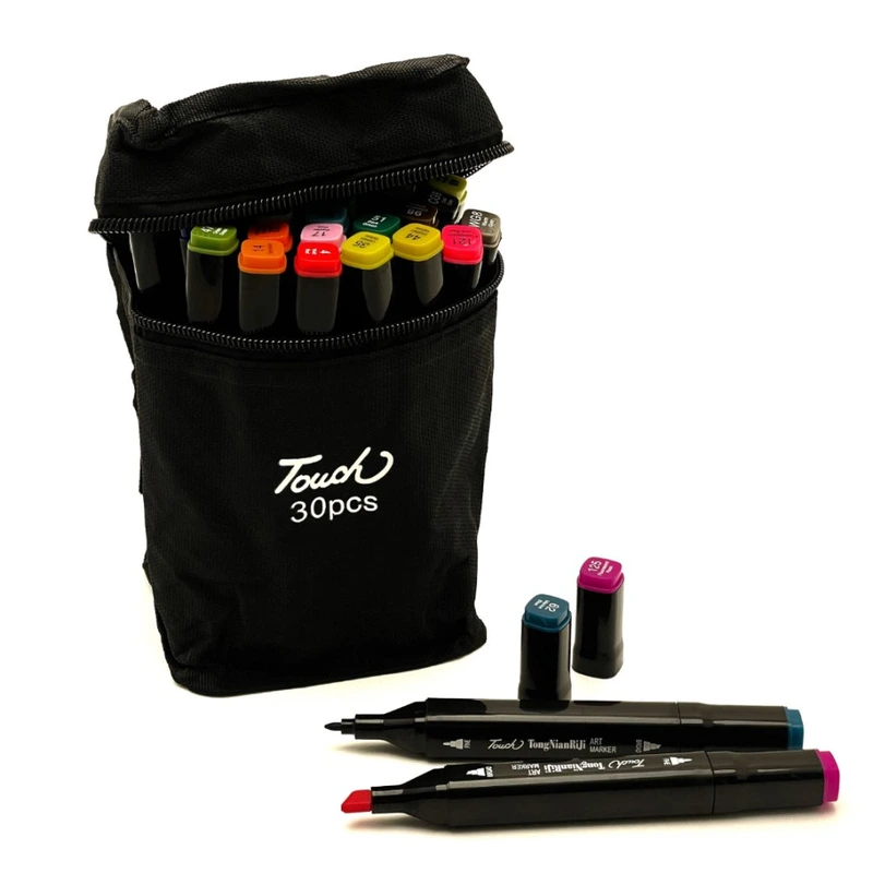 Набір перманентних маркерів на спиртовій основі MPTT30, 30 шт.