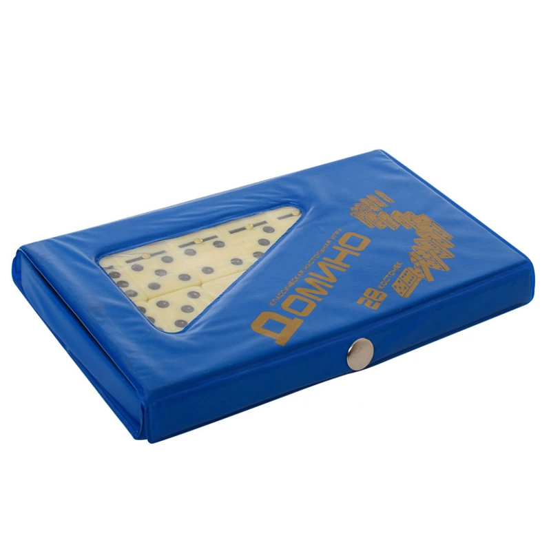 Настільна гра Доміно M 0003 в пеналі  Синій