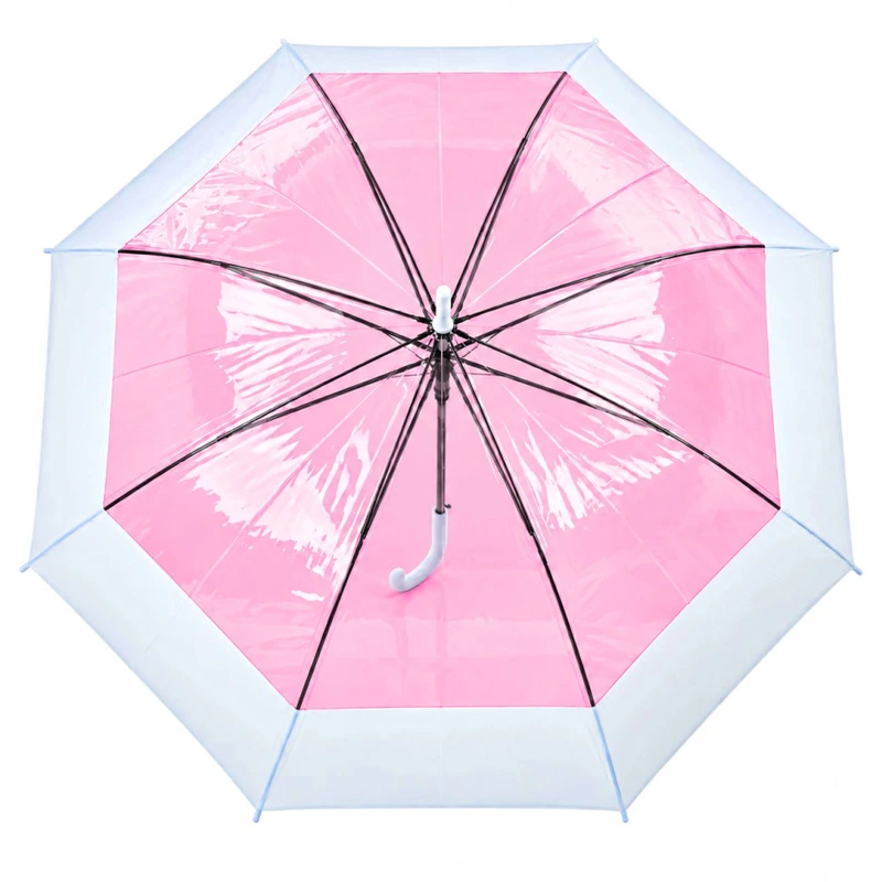 Парасолька-тростина для дорослих MK 5277(Pink) довжина 87 см, тростина 78 см, діаметр 103 см, спиця 57,5 ​​см