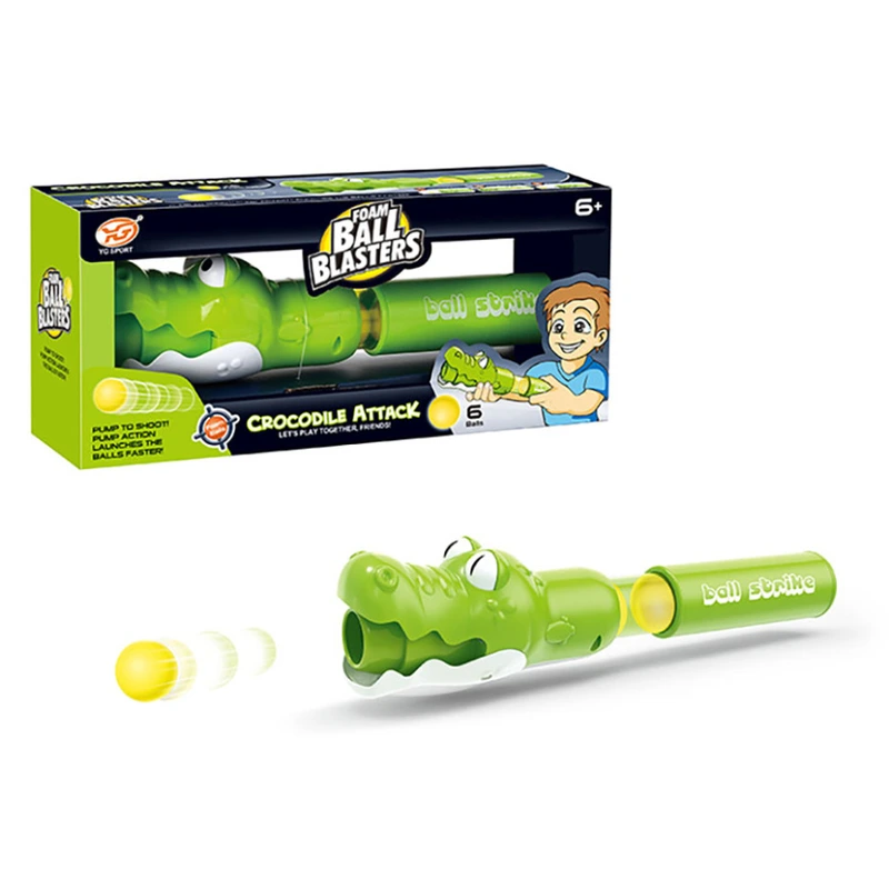 Помпова зброя "Крокодил" YG12P стріляє поролоновими кульками