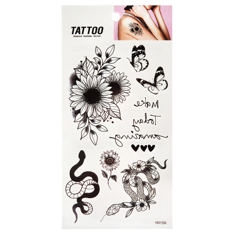 Тимчасове татуювання "Make today amazing Tattoo" 1020-HM1594