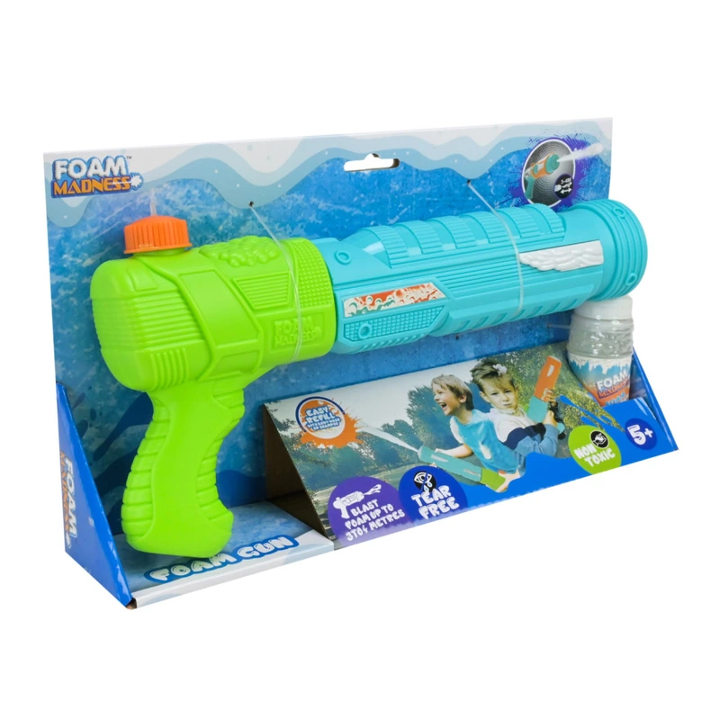 Водний пістолет Foam Gun F9106(Green) стріляє піною, дальність 3-4 метри — Bambi