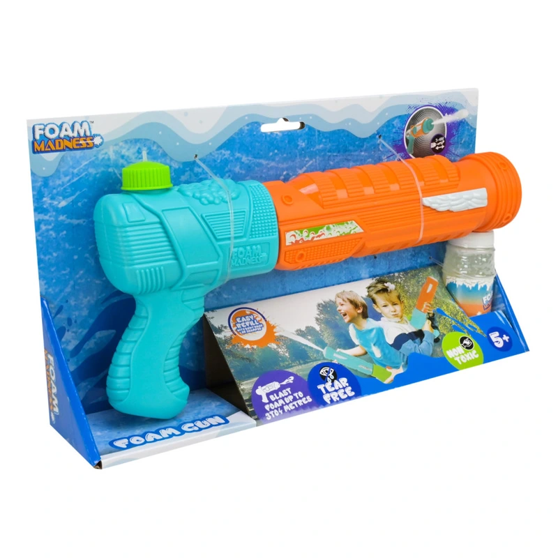 Водний пістолет Foam Gun F9106(Orange) стріляє піною, дальність 3-4 метри — Bambi